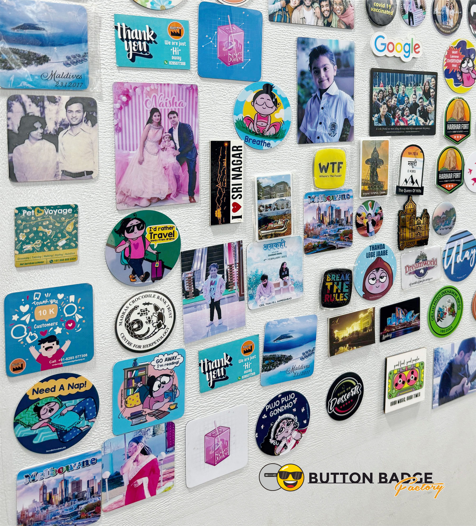 About Image - Button Badge Factory - Badge Manufacturer Delhi NCR, Shipping All Over India