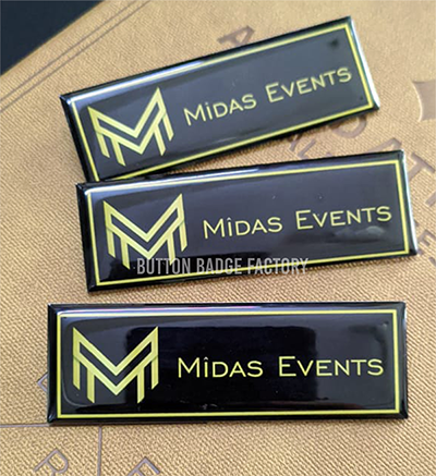 Button Badge Factory - Rectangular Name Badges